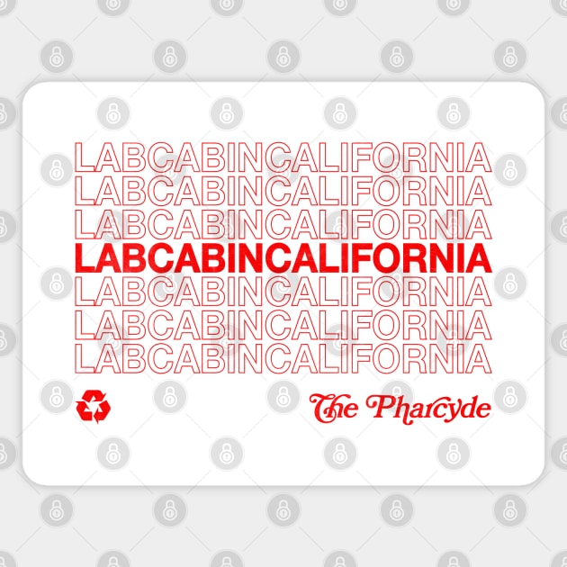 The Pharcyde / Labcabincalifornia / 90s Hip Hop Design Sticker by DankFutura